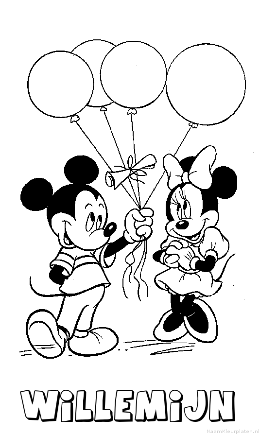 Willemijn mickey mouse