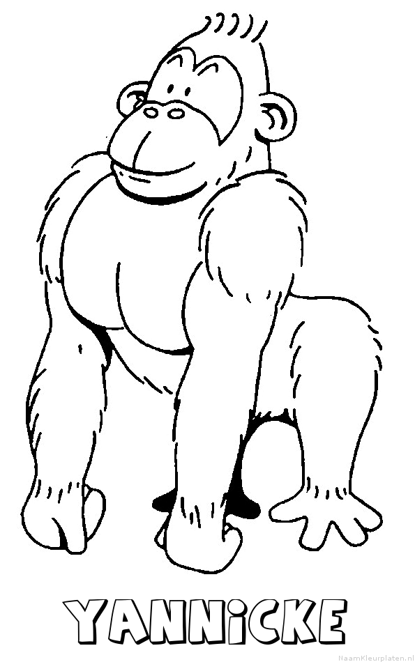 Yannicke aap gorilla