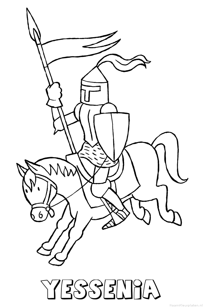 Yessenia ridder kleurplaat