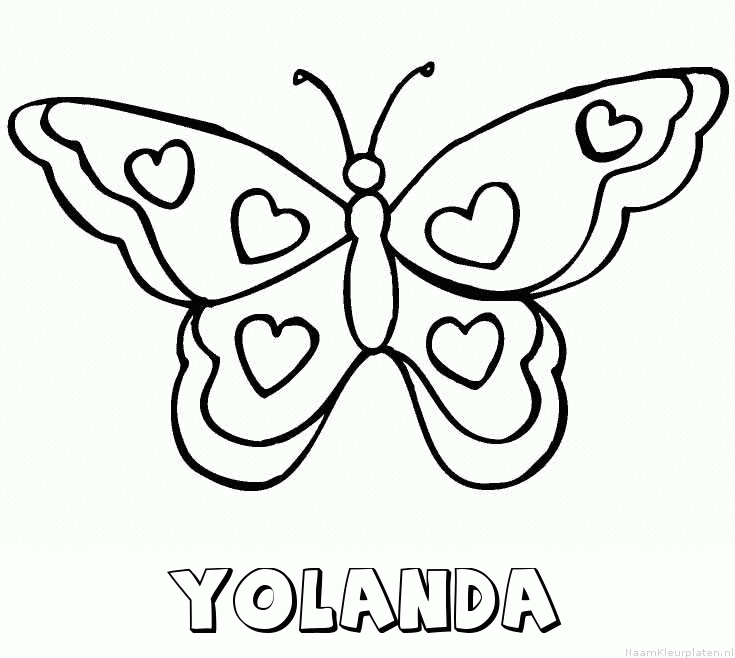 Yolanda vlinder hartjes
