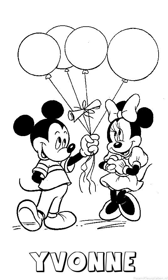 Yvonne mickey mouse
